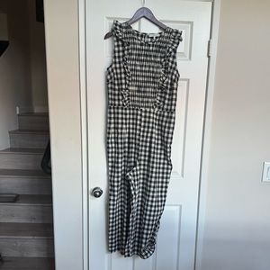 DARLING CHECKERED JUMPSUIT ROMPER